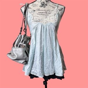 Elegant White Lace Trim Women's Top